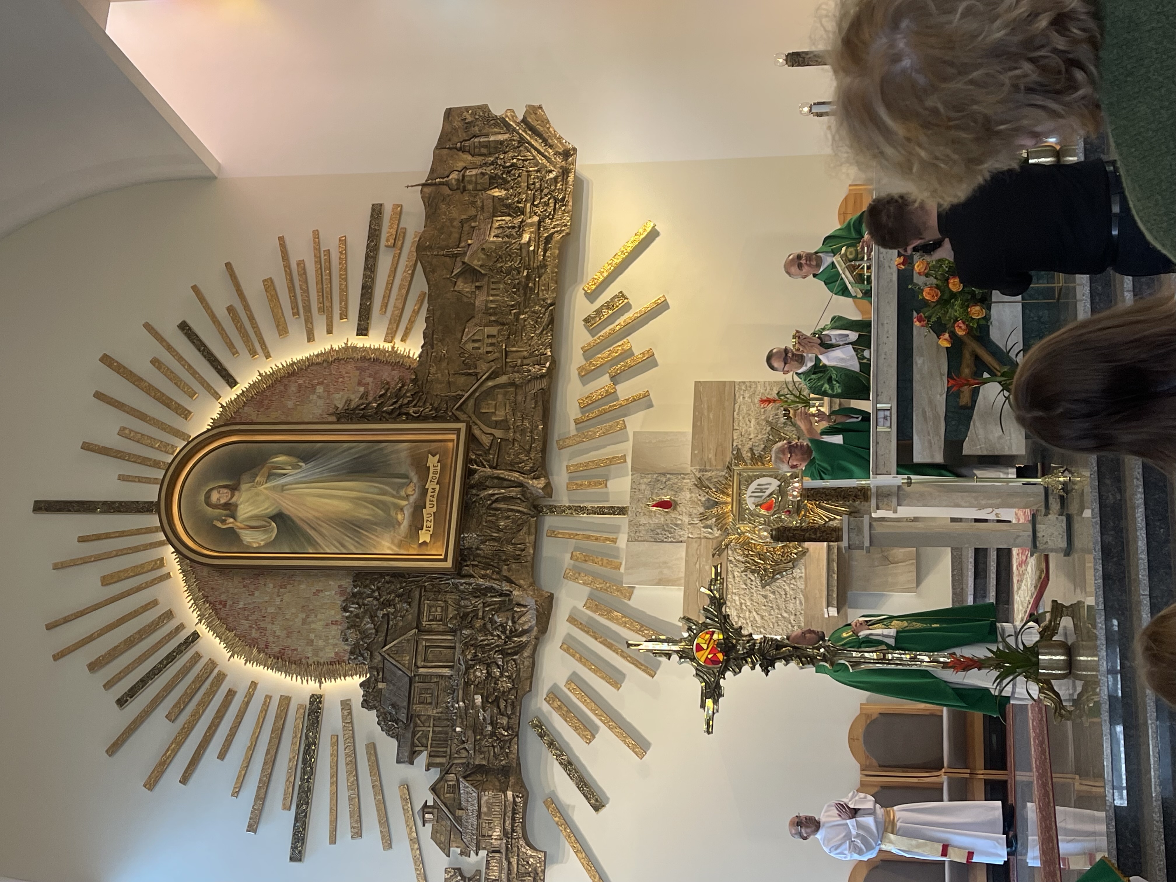 Father Chris celebrating Mass